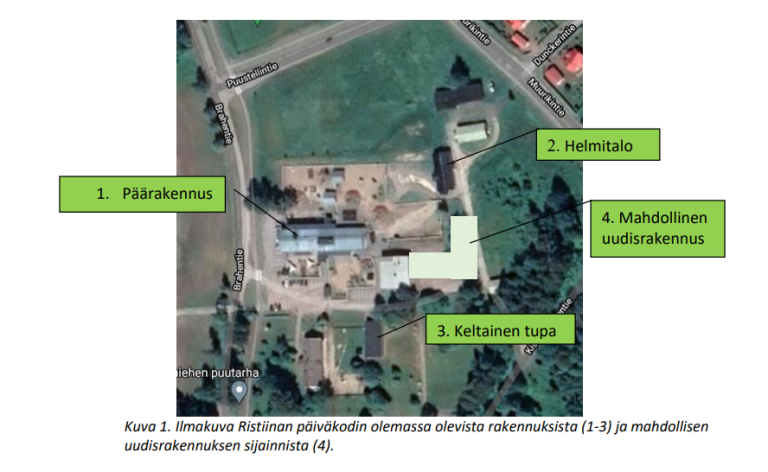 Ristiinan päiväkotikiinteistön korjauskustannukset selvitettiin –  hankeryhmä edelleen uudisrakennuksen kannalla | Ristiinalainen